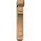 Ekena Millwork Merced Craftsman Smooth Bracket w/ Offset Brace, Western Red Cedar, 7 1/2"W x 32"D x 44"H BKT0806X32X44MRC04SWR - alternate 3
